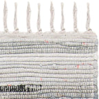 SAFAVIEH Rag Rug Collection X-Large Area Rug - 11' x 15', Grey, Handmade Boho Stripe Cotton, Ideal for High Traffic Areas in Living Room, Bedroom (RAR121A)