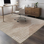 HelloTree Area Rug for Living Room 5x7 Washable Geometric Moroccan Rug Stripe Farmhouse Bohemian Minimalistic Non Slip Non Shedding Ultra Thin Soft Rug for Bedroom Office DiningRoom Nursery-Pink&Khaki