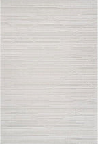 CAMILSON Micro Loop Rug 9x12 Modern Luxury Geometric Arch Large Area Rugs Soft High and Low Pile Stain Resistant Easy-Cleaning Non-Shedding for Living Room Office Indoor Carpet (9 x 12 / White)