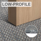 LEKEEPGO Door Mat 24"x47", Non Slip Door Mat Indoor Entrance, Rubber Backing Front Indoor Door mats Washable Absorbent Low-Profile Entryway Entry Resist Dirt Inside Door Mats, Light Grey