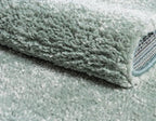 Unique Loom Solo Collection Area Rug - Calabasas (7' 10" x 10' Rectangle, Light Blue)