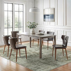 Abstract Rug 5x7 Machine Washable Area Indoor Green Black Low Pile Non-Slip Foldable Thin Accent Rugs for Bedroom Living Room Dining Room