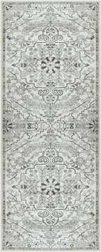 Lahome Bohemian 2'8" x 10' Washable Long Hallway Runner Rug, Soft Kitchen Rug Runner, Non Slip Non-Shedding Stair Carpet Runners for Hall Bathroom Hardwood Floors, Beige
