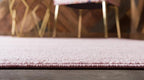 Unique Loom Trellis Frieze Collection Area Rug - Geometric (8' x 10', Light Pink/ Ivory)