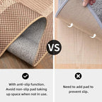 ILANGO Jute Area Rugs for Outdoor, Patio Woven Washable Rugs 5'x7', Natural Farmhouse Rugs for High Traffice Areas, Non Slip Carpet with Rubber Backing for Patio Backyard Balcony Porch