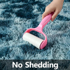Large Shag Area Rugs 6 x 9, Tie-Dyed Plush Fuzzy Rugs for Living Room, Ultra Soft Fluffy Furry Rug for Bedroom, Indoor Carpet Nursery Rugs for Kids Room Home Decor, Peacock Blue