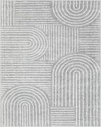 Lahome Abstract 8x10 Area Rugs for Living Room, Non Slip Bedroom Rug 8x10 Under Bed, Soft Grey Ultra-Thin Accent Carpet for Dining Room Office(8x10ft,Gray)