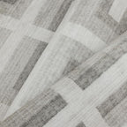 ReaLife Rugs Machine Washable Area Rug Runner - Living Room Bedroom Bathroom Kitchen Entryway Office - Non-Slip Baking Low Pile Stain Resistant Premium - Modern Geometric - Remi - Beige 2'6" x 8'
