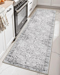 LUMI Washable Kitchen Rug 2x6 for Floor, Non Slip Runner Rugs with Rubber Backing, Low Pile Comfort Area Carpet for Standing, Living Room, Entryway, Laundry, Hallways