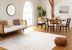 SAFAVIEH Area Rug 10x13 - Tulum Collection - Large - Ivory & Grey, Moroccan Boho Tribal Design, Non-Shedding & Easy to Clean, Ideal for Living Room, Bedroom, Dining Space (TUL272A)