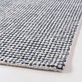 Hand-Tufted 100% Wool Pile Area Rug – Geometric Textured Grid Check Pattern – Thick and Durable Floor Carpet for Bedroom, Living Room, Kids Room, and Dining Area (Charcoal Gray, 2.6' x 10')