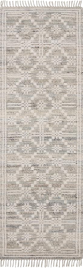 Loloi Angela Rose Rivers Collection RIV-02 Lagoon/Ivory 7'-9" x 9'-9" Reversible Area Rug