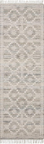Loloi Angela Rose Rivers Collection RIV-02 Lagoon/Ivory 5'-0" x 7'-6" Reversible Area Rug