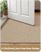 Color&Geometry Indoor Door Mat, 32"x48", Non-Slip Front Door Mat for Indoor Entrance, Khaki