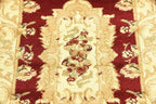 Unique Loom Versailles Collection Traditional Classic Floral Motif Area Rug (2' 2 x 6' 0 Runner, Burgundy/ Ivory)
