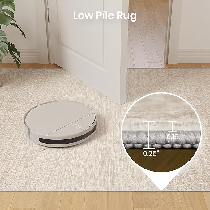 Valenrug Washable Rug 6x9 - Stain Resistant 6x9 Area Rugs for Living Room, Non Slip Backing Rugs for Bedroom, Folable Gradient Printed Machine Washable Area Rug (6'x9', Brown)
