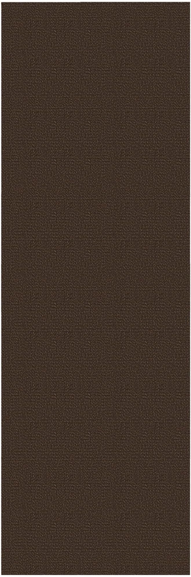 EARTHALL Washable Runner Rug 3x8 Ft Non Slip Runners for Hallways Wide Cotton Rubber Backed Kitchen Runner Braided Indoor Floor Carpet for Entryway, Hallway, Kitchen, Bedroom, Brown/Coffee