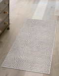 Unique Loom Finsbury Collection Area Rug - Meghan (2' x 6' 1" Runner, Gray and Ivory)