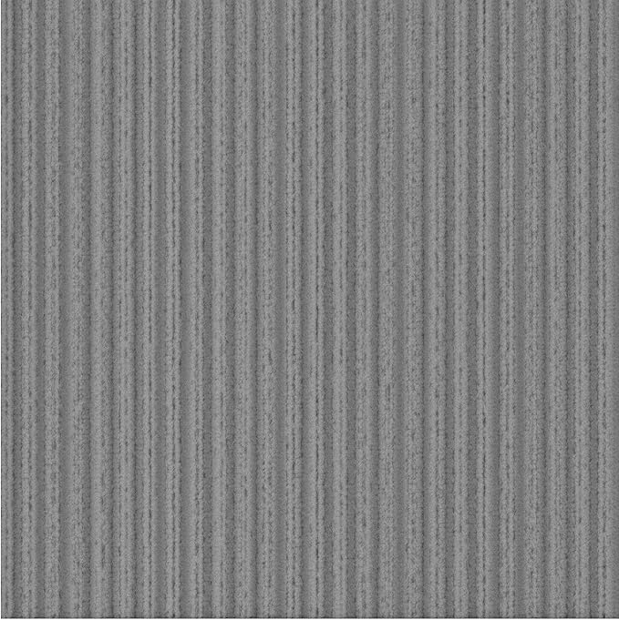 Ottomanson 2'7" x 49' Hallway Runner with Scraper Pile - Extra Durable Non-Slip Rug Mat for Indoor & Outdoor Use - Ideal for Kitchen, Entryway & Garage - High-Traffic Carpet, Gray