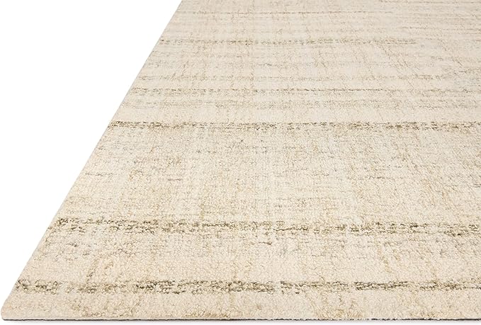 Loloi Chris Loves Julia Chris Collection CHR-02 Natural/Sage 8'-6'' x 11'-6'', .50" Pile Height, Area Rug