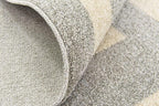 Unique Loom Athens Collection Classic Geometric Modern Border Design Area Rug (8' 0 x 8' 0 Square, Gray/ Beige)