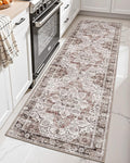 LUMI Washable Kitchen Rug 2x6 for Floor, Non Slip Runner Rugs with Rubber Backing, Low Pile Comfort Area Carpet for Standing, Living Room, Entryway, Laundry, Hallways