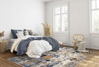 Keen Home Design Area Rugs - 5x8 Non-Shedding, Abstract Rugs for Kitchen, Living Room, Bedroom, Dining Room, Entryway - Size: 5'3" x 7'7", Multi