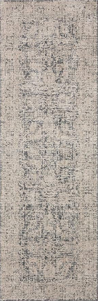 Loloi Amber Lewis Alie Collection ALE-05 Charcoal/Beige 2'-7" x 7'-9", .13" Pile Height, Runner Rug
