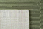 Revival Rugs Soloba 9'2"x12'2" Washable Area Rug for Living Room Bedroom - 100% Recycled Oeko-TEX Certified, Medium Pile, Green