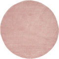 Unique Loom Solo Collection Area Rug - Calabasas (6' 1" Round, Pink)