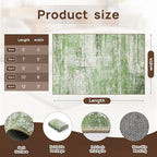 Abstract 8x10 Area Rug for Living Room Dining Room Home Office Bedroom Sage Green