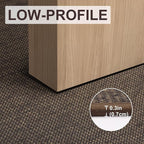 LEKEEPGO Door Mat 24"x36", Non Slip Door Mat Indoor Entrance, Rubber Backing Front Indoor Door mat Washable Absorbent Low-Profile Entryway Entry Resist Dirt Inside Door Mats, Brown