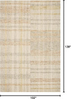Loloi Chris Loves Julia Chris Collection CHR-04 Natural/Multi 8'-6'' x 11'-6'', .50" Pile Height, Area Rug