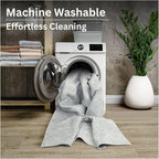 Bloom Rugs Washable Non-Slip 5' x 7' Rug - Gray/Pebble Striped Area Rug for Living Room, Bedroom, Dining Room, and Kitchen - Exact Size: 5' x 7'