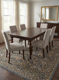 Rugs.com Yasmin Collection Rug – 8 Ft Square Gray Medium Rug Perfect for Living Rooms, Kitchens, Entryways
