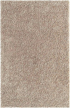 Unique Loom Solid Shag Collection Area Rug (5' 3" x 8' Rectangle, Taupe)