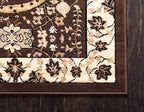 Unique Loom Espahan Collection Area Rug - Cape Cod (4' 1" x 6' 1" Rectangle, Brown/ Beige)