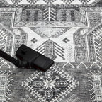 Keen Home Design 6x9 Rug - Machine Washable Area Rug with Non-Slip Backing, Ideal for Living Room, Dining Room, Bedroom - Vintage, Easy Clean, Durable, Low Pile - (6' x 9')