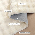 Amazon Basics Indoor Area Rug, 3D Bubble Washable Home Decor Carpet for Living Room, Bedroom, 6' W × 9' L, Beige