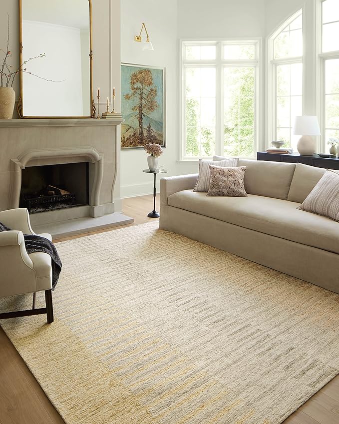 Loloi Chris Loves Julia Chris Collection CHR-01 Dove/Santa Fe 2'-6'' x 11'-6'', .50" Pile Height, Runner Rug