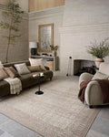 Loloi Amber Lewis Bexley Collection BEX-06 Natural/Taupe 7'-10" x 10' Area Rug Neutral, Textured, Living, Bedroom, Dining, Carpet