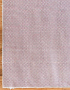 Unique Loom Davos Shag Collection Area Rug - Solid (3' 3" Square, White/ Ivory)