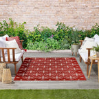 Nourison Home Nourison Essentials Brick Ivory 4' x 6' Area Rug - Easy Clean, Non Shedding, Bed Room, Living Room, Dining Room, Kitchen (4' x 6')