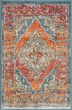 Unique Loom Isabella Collection Area Rug - Rossellini (2' x 3' 1" Rectangle, Rust Red/ Beige)