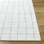 Livabliss x Our PNW Home Cascade Minimalist Area Rug, 6'7" x 9', Ivory