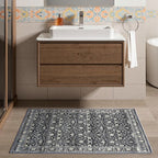 2x3 Rug,Boho Vintage Oriental Washable Rugs,Collapsible Area Rug for Bedroom, Entryway, Kitchen, Bathroom