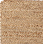 REDEARTH · Area Runner Rug - 2'x6' Braided Natural Jute with Non-Skid Backing - Handwoven Rectangular Boho Rug for Bedroom, Kitchen, Living Room Aesthetic Home Decor - Handmade Carpet, Set of 2