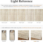 HUGEAR 2x6 Washable Area Rug Beige Runner Rug Vintage Neutral Non Slip Soft Distressed Carpet Low Pile Pet Friendly for Bathroom Kitchen Hallway Porch Foyer