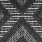 Nourison Home Versatile Charcoal Black 4' x 6' Area Rug - Easy Clean, Non Shedding, Bed Room, Living Room, Dining Room, Kitchen (4' x 6')