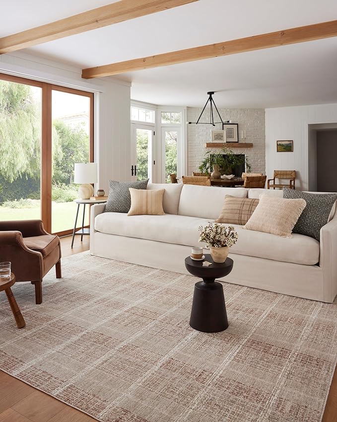 Loloi Angela Rose Ember Collection EMB-02 Clay/Sand 9'-6" x 13'-1" Area Rug